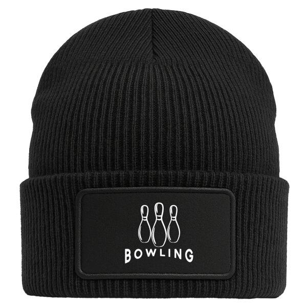Beanie Bowling Pinns Black Mütze