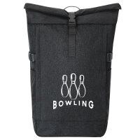 Kurierrucksack Bowling Pinns 30-44 Liter Black Melange