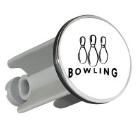 Waschbeckenstöpsel Bowling Pinns 4cm Abflussstopfen