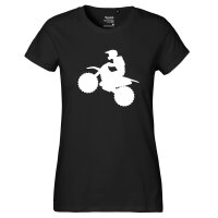Damen T-Shirt Motocross Silhouette Größe XS-XXL