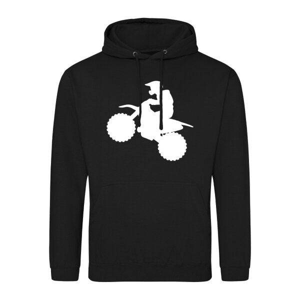 Unisex Hoodie Motocross Silhouette Größe S-3XL
