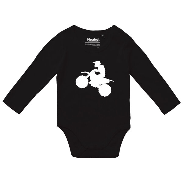 Baby Body Motocross Silhouette Größe 62-80
