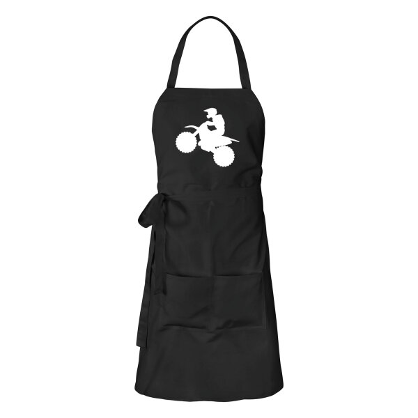 Schürze Motocross Silhouette