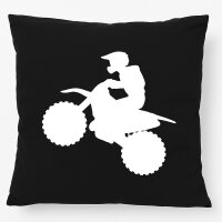 Kissen Motocross Silhouette 40x40cm