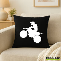 Kissen Motocross Silhouette 40x40cm