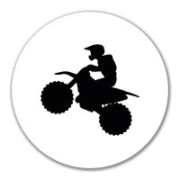 Aufkleber Motocross Silhouette 10cm Sticker