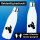 Edelstahl-Trinkflasche Motocross Silhouette 500ml Wasserflasche