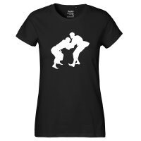 Damen T-Shirt Judo Silhouette Größe XS-XXL