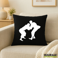 Kissen Judo Silhouette 40x40cm