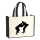 Jutetasche Judo Silhouette 21 Liter Black