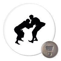 Magnet Judo Silhouette 59mm Kühlschrankmagnet...