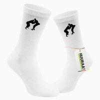 Socken Judo Silhouette Größe 37/46 White Motiv Tennissocken