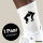 Socken Judo Silhouette Größe 37/46 White Motiv Tennissocken