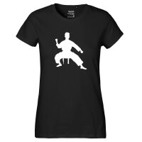 Damen T-Shirt Taekwondo Silhouette Größe XS-XXL