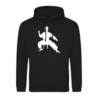 Unisex Hoodie Taekwondo Silhouette Größe S-3XL