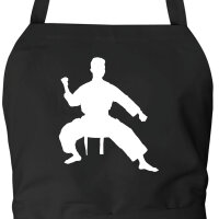 Schürze Taekwondo Silhouette