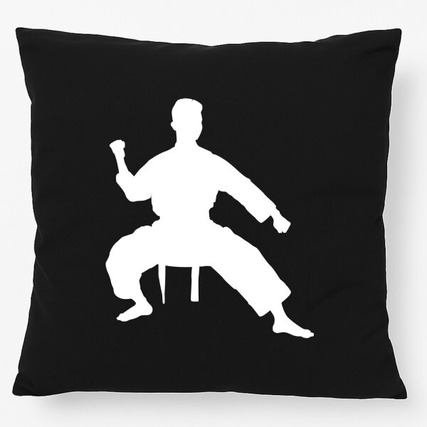 Kissen Taekwondo Silhouette 40x40cm
