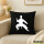 Kissen Taekwondo Silhouette 40x40cm