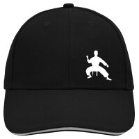Cappy Mütze Taekwondo Silhouette