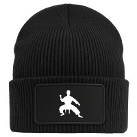 Beanie Taekwondo Silhouette Black Mütze