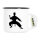 Emaille Tasse Taekwondo Silhouette 300ml Vintage Emaille Becher