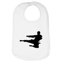L&auml;tzchen Karate Silhouette, doppellagig