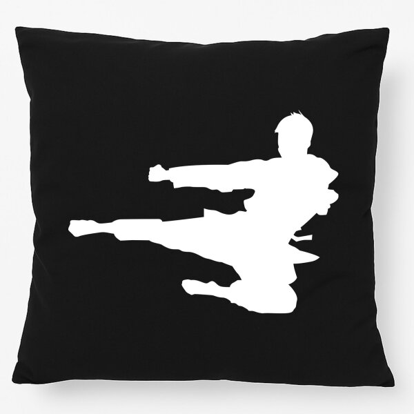 Kissen Karate Silhouette 40x40cm