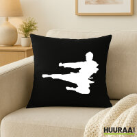 Kissen Karate Silhouette 40x40cm