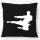 Kissen Karate Silhouette 40x40cm