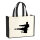 Jutetasche Karate Silhouette 21 Liter Black