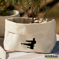 Organizer Karate Silhouette Aufbewahrungskorb