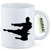 Kaffeetasse Karate Silhouette 330ml