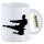 Kaffeetasse Karate Silhouette 330ml