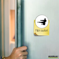 Magnet Karate Silhouette 59mm Kühlschrankmagnet...