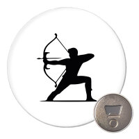 Magnet Bogenschießen Silhouette 59mm...