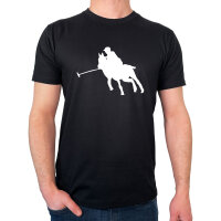 Herren T-Shirt Polo Spieler Silhouette Größe...