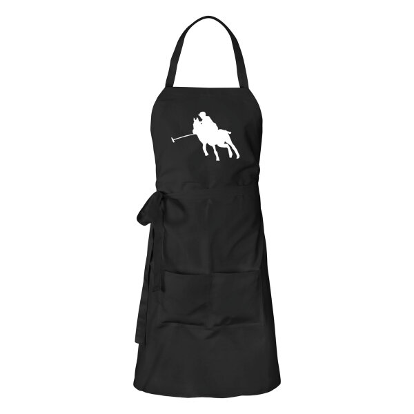 Schürze Polo Spieler Silhouette