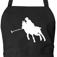 Schürze Polo Spieler Silhouette
