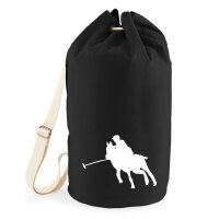 Seesack Polo Spieler Silhouette 20 Liter Black
