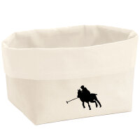 Organizer Polo Spieler Silhouette Aufbewahrungskorb