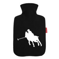 Wärmflasche Polo Spieler Silhouette