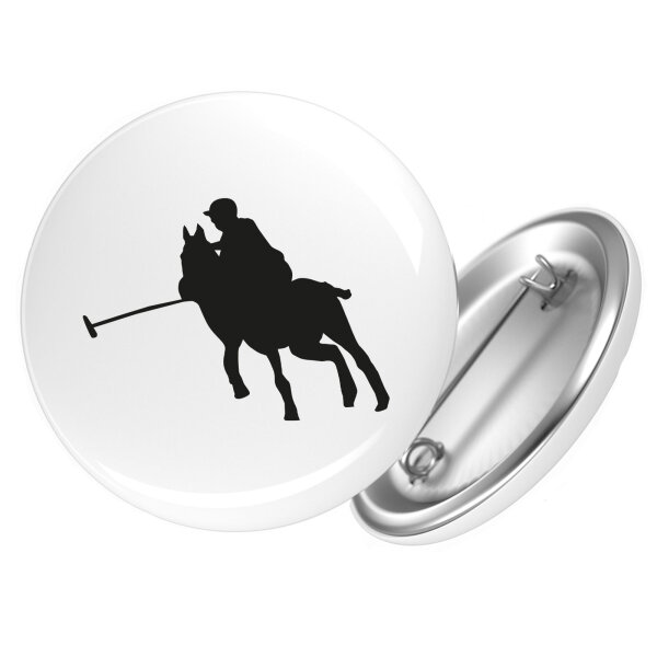 Button Polo Spieler Silhouette