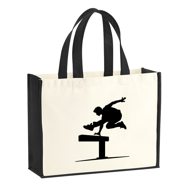 Jutetasche Parkour Freerunning 21 Liter Black