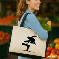 Jutetasche Parkour Freerunning 21 Liter Black