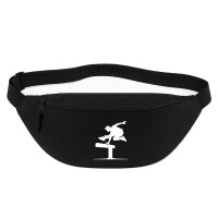 Bauchtasche Parkour Freerunning 2,5 Liter Black Crossbody Bag