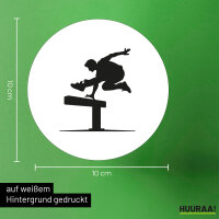 Aufkleber Parkour Freerunning 10cm Sticker