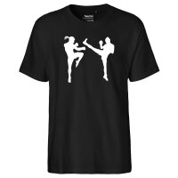 Herren T-Shirt Kickboxen Silhouette Größe S-3XL