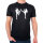Herren T-Shirt Kickboxen Silhouette Größe S-3XL