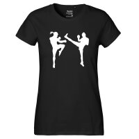 Damen T-Shirt Kickboxen Silhouette Größe XS-XXL