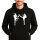Unisex Hoodie Kickboxen Silhouette Größe S-3XL